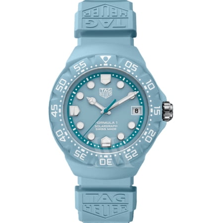 Tag Heuer Formula 1 Solargraph Limited Edition Blue Dial Rubber Strap Men's Watch WBY1163.FT8113