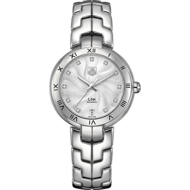 Tag Heuer Link Ladies Diamond Swiss Automatic Watch WAT2311.BA