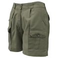 thumbnail image 1 of Tag Safari Professional Hunter Shorts for Women, 100% Cotton, Multiple Pockets (Moss, 8), 1 of 2