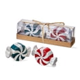 thumbnail image 1 of Tag 2.25In Peppermint Twist Salt & Pepper Set, Earthenware, Seasoning Christmas G15795, 1 of 3