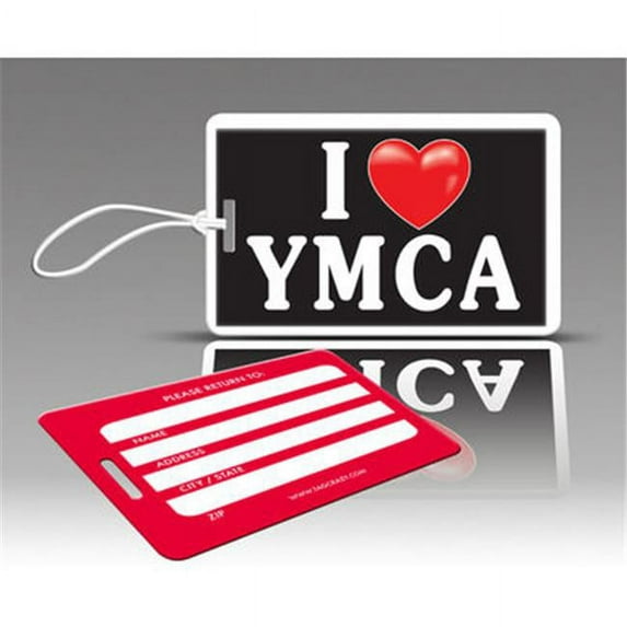 TagCrazy.com TagCrazy IHC039 iHeart Luggage Tags - I Heart YMCA - 3 Pack