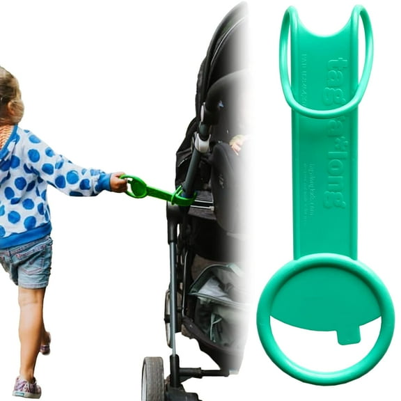 Tagalongkids On the Go Handle- Teal. Must have Stroller Accessory. Disney Trip Essential. by TagalongKids.