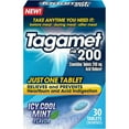 thumbnail image 1 of Tagamet HB200 Cimetidine Tablets 200mg Acid Reducer Icy Cool Mint Flavor 30 Tablets (30 Doses), 1 of 2