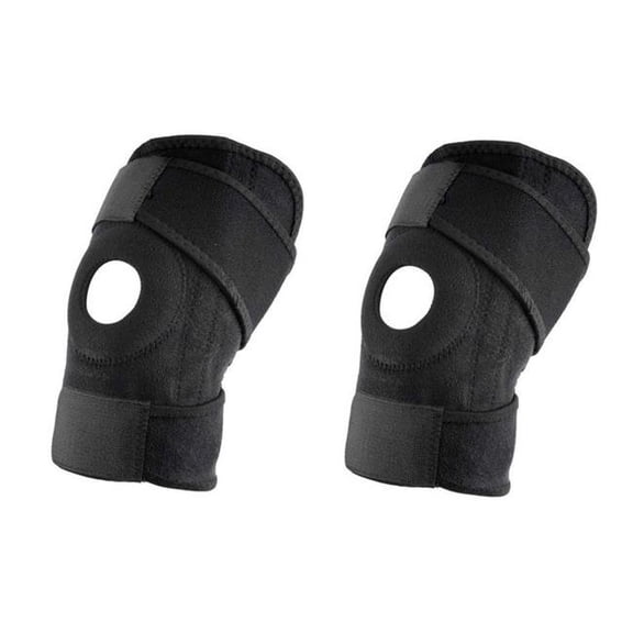 Tagco USA EF-BER-BLA Copper Infused Knee Support Sports Wrap, Black