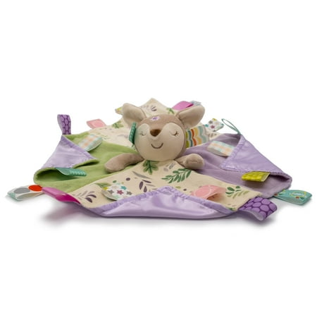 Taggies Soothing Sensory Stuffed Animal Security Blanket, Flora Fawn, 13 x 13-Inches price history and forecast - Mary Meyer Stuffed Toys 40254