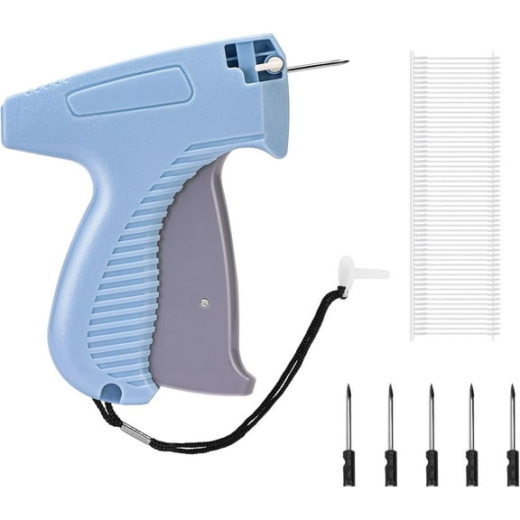 Tagging Gun for Clothing, Standard Retail Price Tag Attacher Gun Kit for Clothes Labeler with 6 Needles & 1000pcs 1" Barbs Fasteners & Organizer Bag for Store Warehouse Consignment Yard Sale