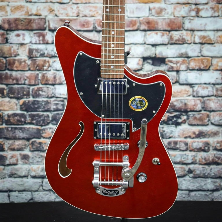 Tagima Jet Blues Deluxe Semi Hollow Guitar Metalic Orange