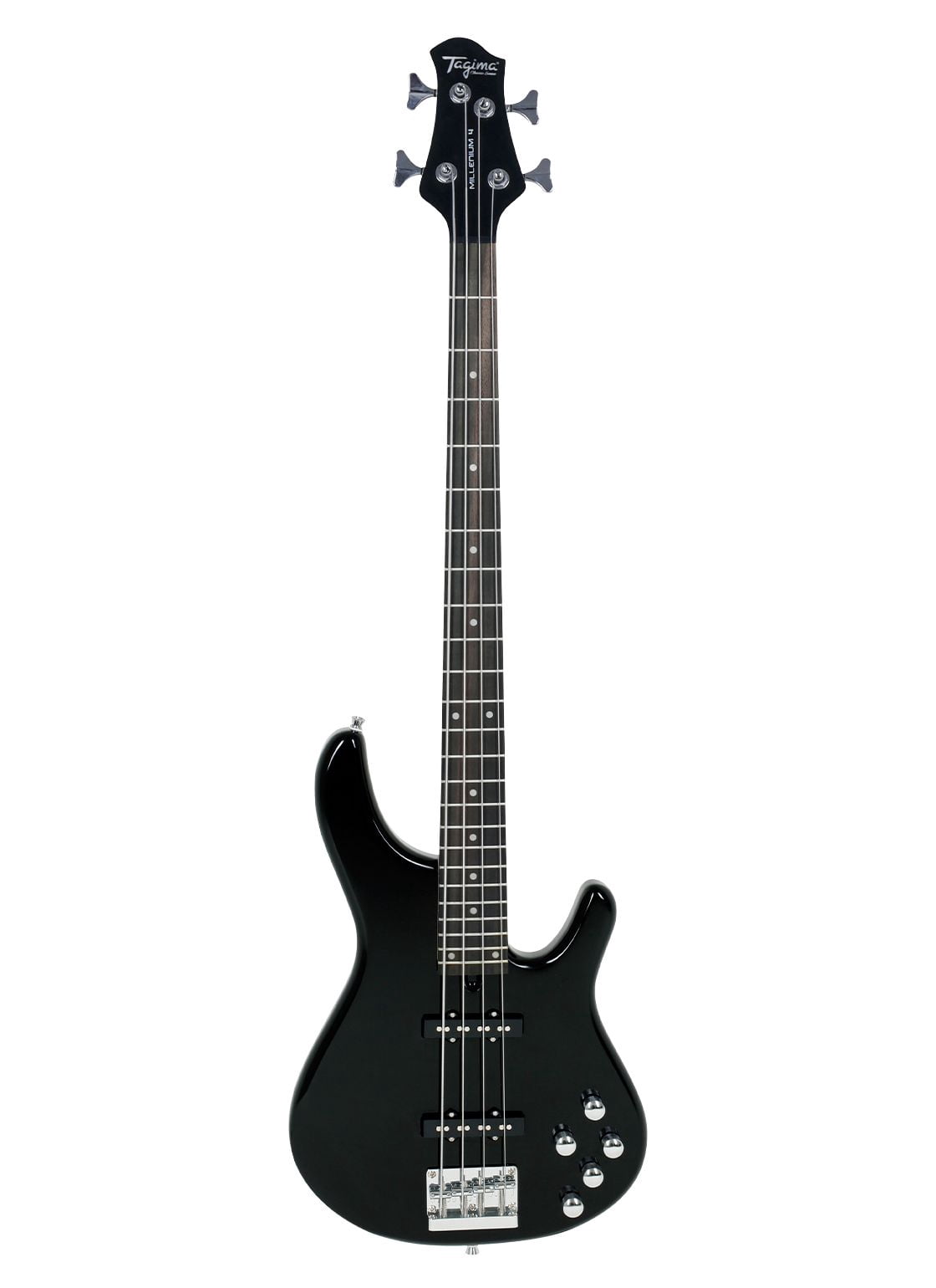 Tagima MILLENIUM 4-BK-DF Electric Bass Guitar - Black