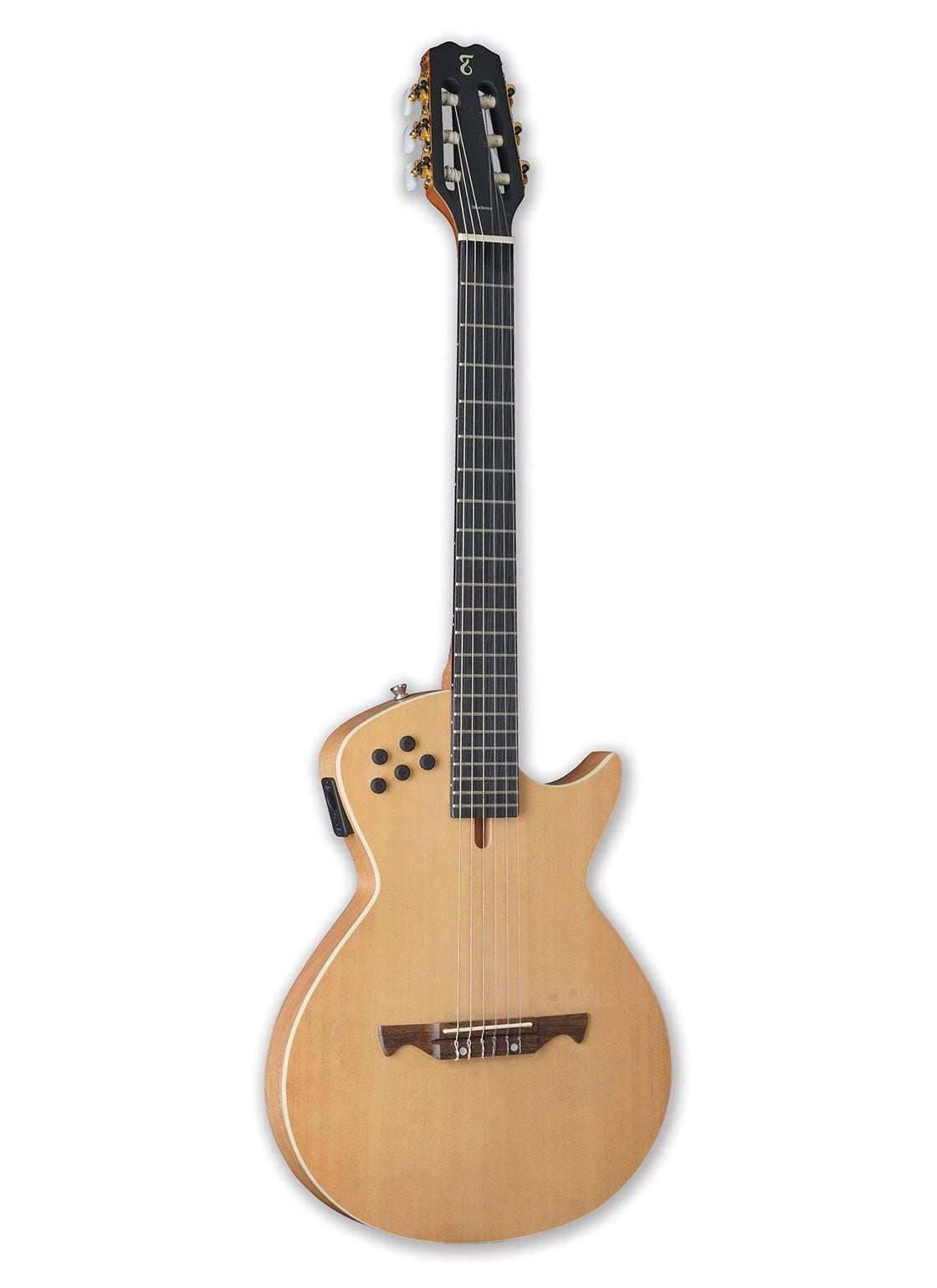 Tagima MODENA I NY-EQ-NTS NylonString Thin Hollow Body Guitar - Natural