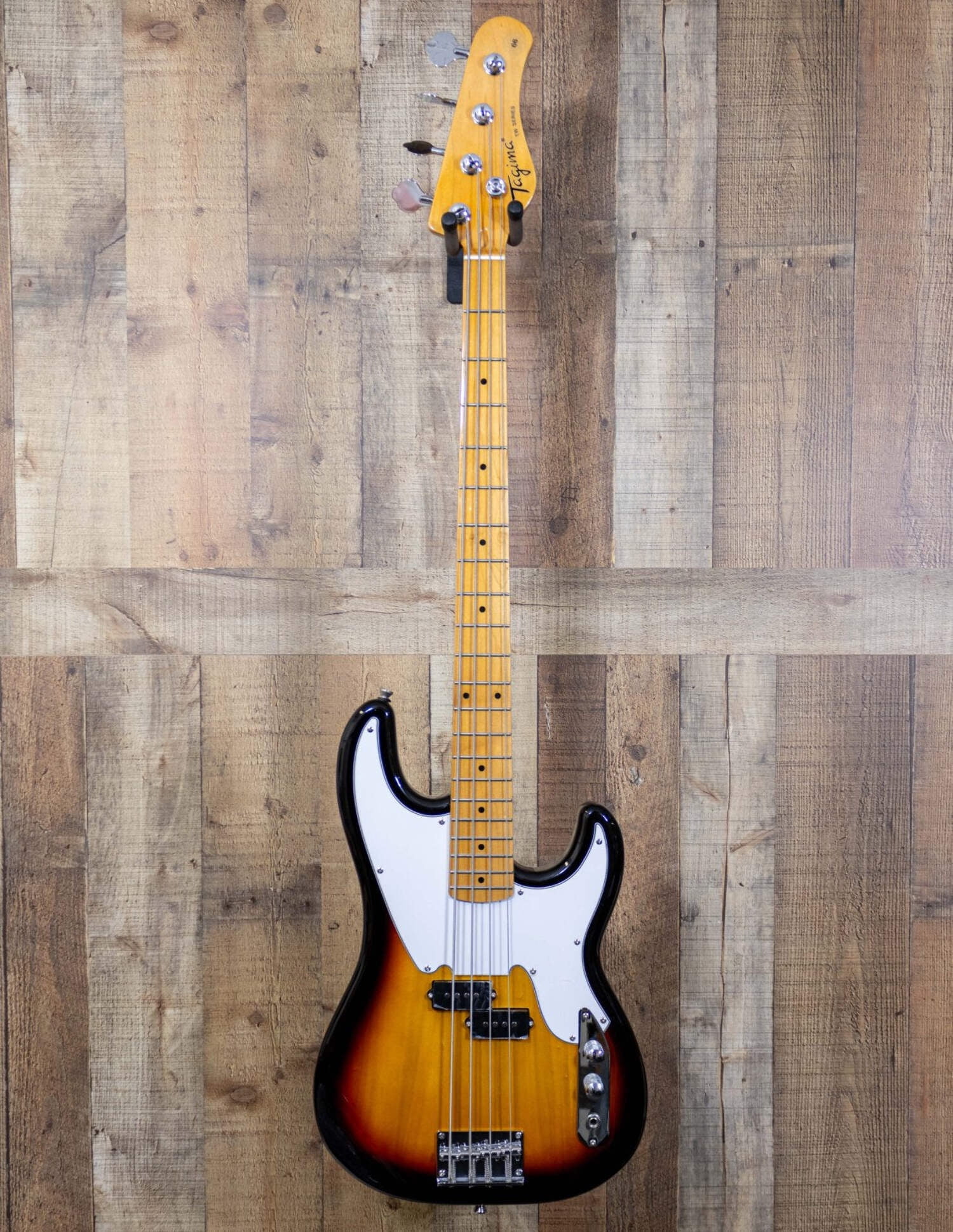 Tagima TW 66-SB-LF/WH Electric Bass Guitar - Sunburst