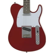 Tagima T 550 CA-DF/WH Electric Guitar - Candy Apple Red