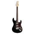 thumbnail image 1 of Tagima T 635 Classic BK LF/TT Solid Body Electric Guitar, Maple neck with Rosewood fingerboard. Black body, Turtoise pickguard, 1 of 1