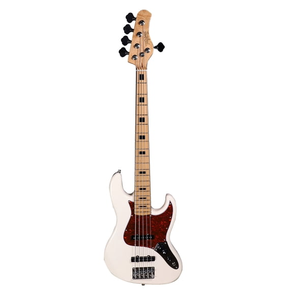 Tagima TJB 5-OWH-LF/TT Electric Bass Guitar - Olympic White