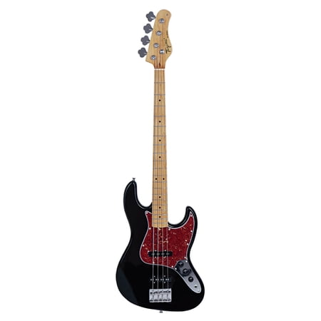 Tagima TW 73-BK-LF/TT Electric Bass Guitar - Black Maple TT