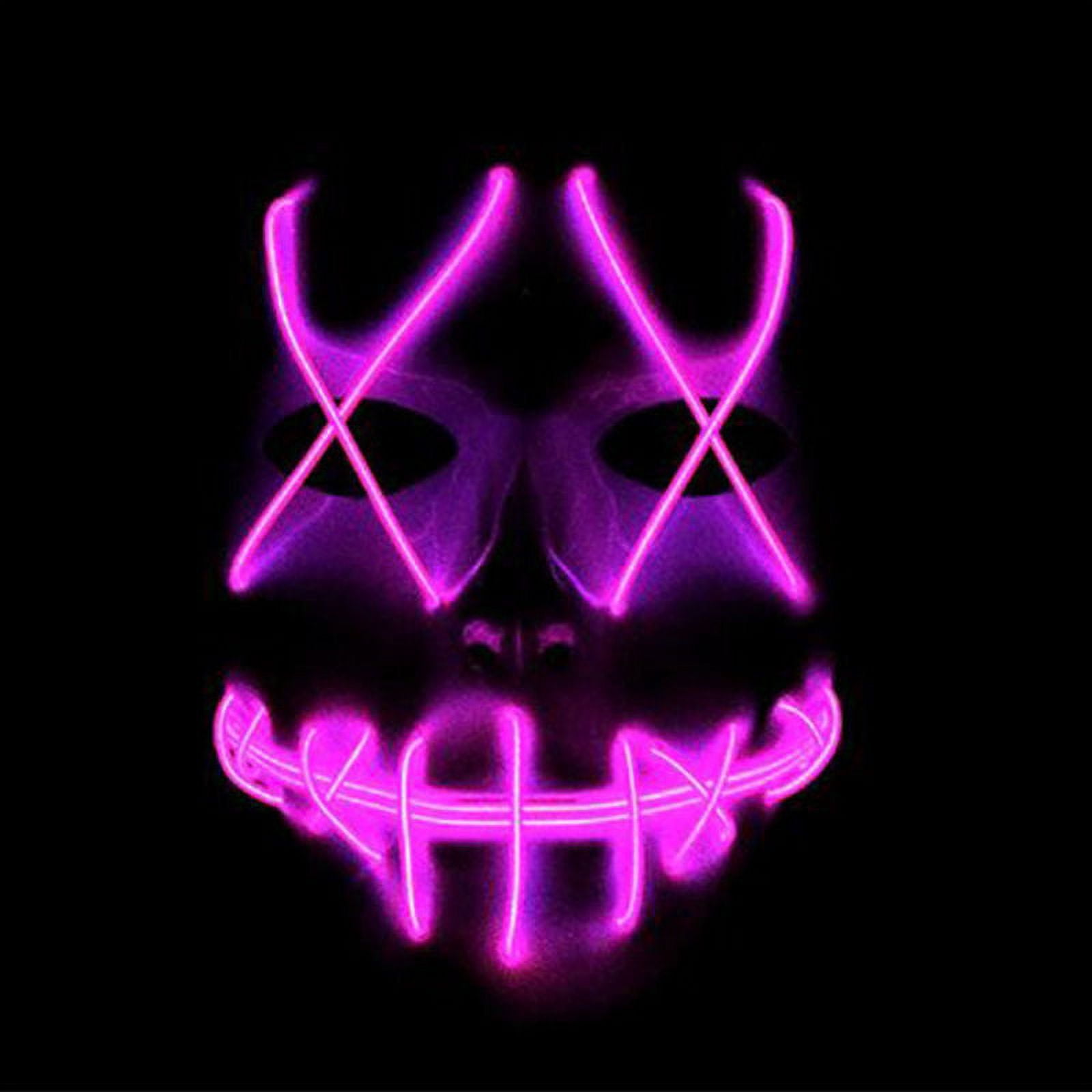 Tagital Adult Light Up LED Halloween Mask - Walmart.com