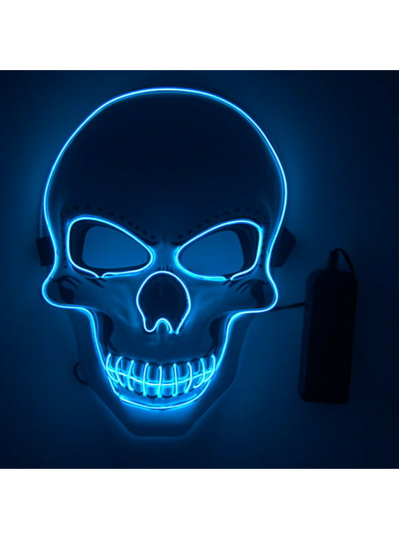 Tagital Halloween Mask LED Light Up Funny Masks The Purge Movie Scary Festival Costume