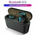 thumbnail image 1 of Tagital Mini Wireless Earbuds Bluetooth 5.0 Earpiece Headphones Headsets with Built-in Mic and Portable Charging Case for iPhone Samsung Smartphones, 1 of 6