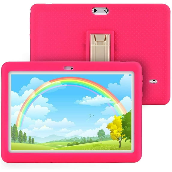 Tagital T10K Kids Tablet 10.1 inch Display, Kids Mode Pre-Installed, with WiFi, Bluetooth and Games, Quad Core Processor, 1280x800 IPS HD Display