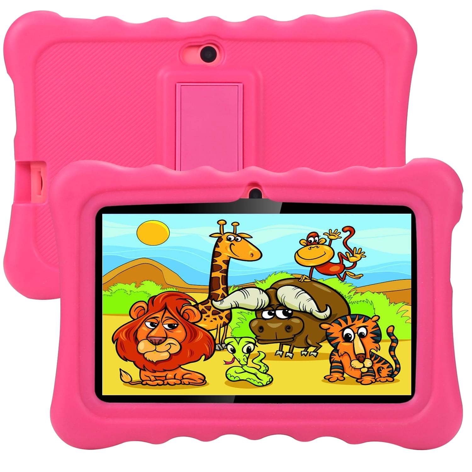 Tagital T7K Plus 7” Android Kids Tablet WiFi Camera for Children Infants Toddlers Kids Parental Control with Kickoff Stand Case Android 9.0 (2020 Version)