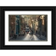 thumbnail image 1 of Tagliarino, Marco 18x13 Black Ornate Wood Framed with Double Matting Museum Art Print Titled - Streets Of Matanzas, 1 of 4