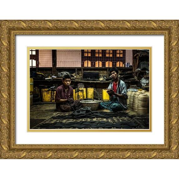 Tagliarino, Marco 18x13 Gold Ornate Wood Framed with Double Matting Museum Art Print Titled - Craftmen