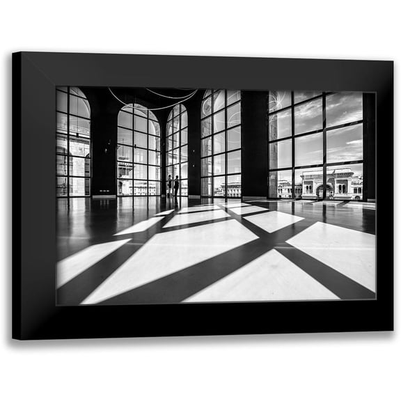 Tagliarino, Marco 24x17 Black Modern Framed Museum Art Print Titled - Lights And Shadows