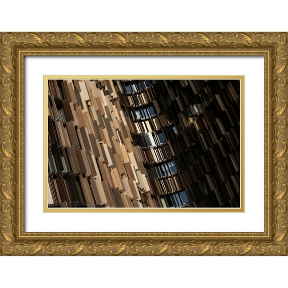 Tagliarino, Marco 24x17 Gold Ornate Wood Framed with Double Matting Museum Art Print Titled - New Shapes