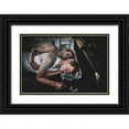 thumbnail image 1 of Tagliarino, Marco 32x23 Black Ornate Wood Framed with Double Matting Museum Art Print Titled - Alones, 1 of 4