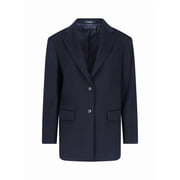 Tagliatore "Cecily" Cashmere Blazer   Navy Blue Womens