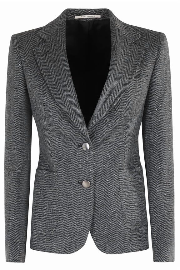Classic Single-Breasted Tailored Jacket (Women's)