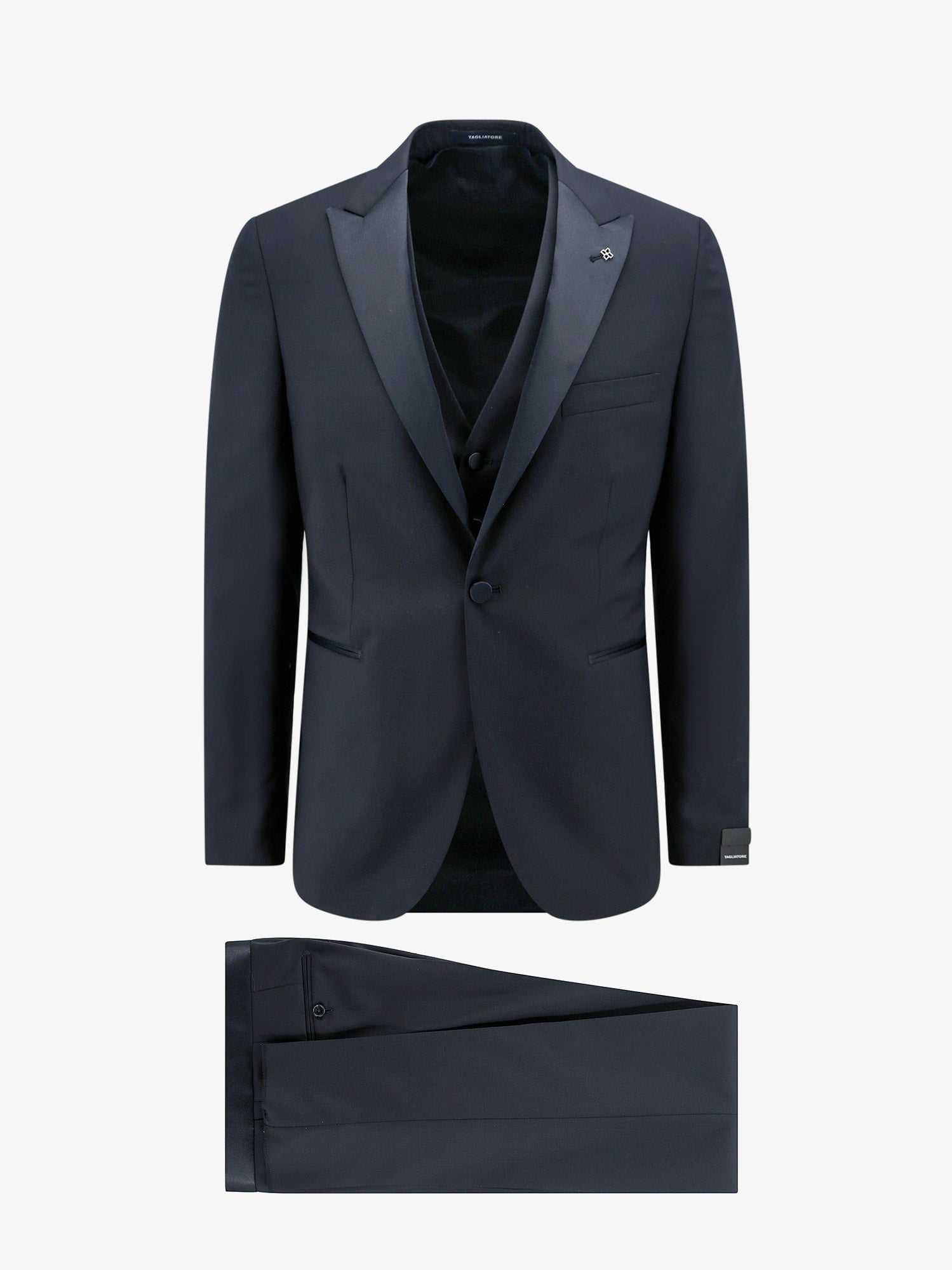 Tagliatore Man Tuxedo Man Blue Suits - Walmart.com