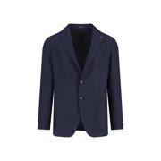 Tagliatore Single-Breasted Blazer   Blue Mens