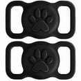 Apple's Taglory Airtag Holder for Dog & Cat Collars, 2 Pcs Silicone