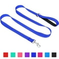 thumbnail image 1 of Taglory Dog Leash, 6ft Nylon Reflective Leashes for Large Dogs Walking & Training, Navyblue, 1 of 7