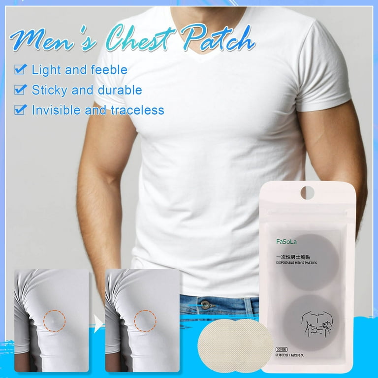 Tagold Christmas Savings Clearance! Men's Chest Stickers Anti-bump Nipples  Invisible Disposable Breast Stickers Sports Anti-friction Anti-glare 