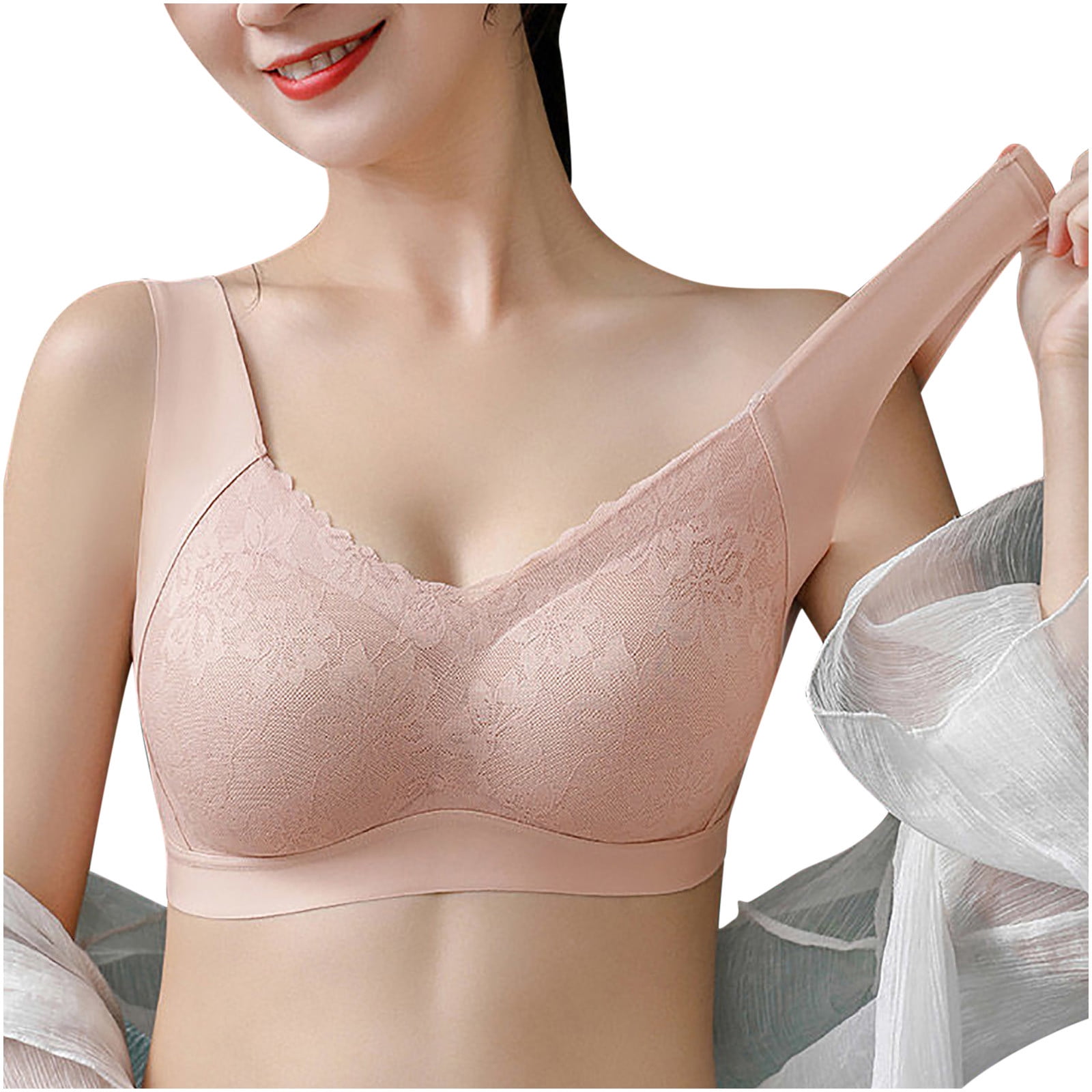 Tagold Fall Clothes for Womens Wireless Bras,Women Lady Lace