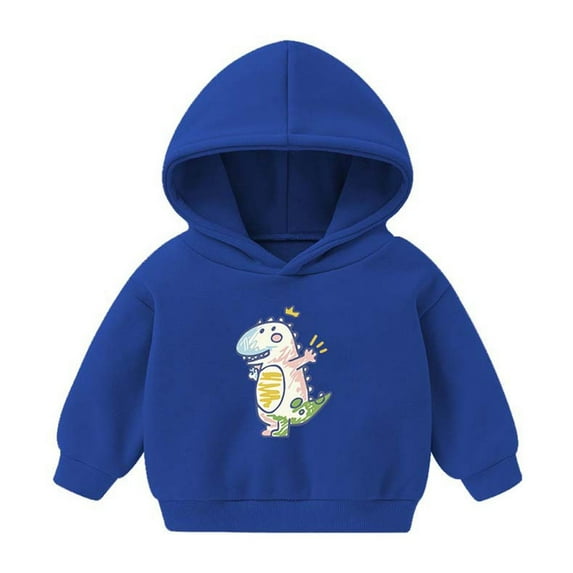 Tagold Fall Savings Clearance Winter Coats for Winter Kids Hoodies Boys Girls Hoody Children Dino Cartoon Pullover Outerwear
