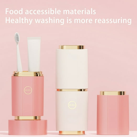 Wjsxc Wiper Toothbrush Holder Center For Toothpaste,Electric Toothbrush,Water Flosser,Bathroom Countertop Organizer Travel Toothbrush Toothpaste Storage