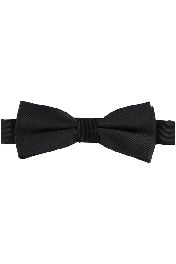 Mens Classic Self-tied Bow Tie, Black, Short (under 57 in.)