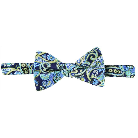 Tags Weekly Mens Colorful Self-tied Bow Tie, Blue, One Size