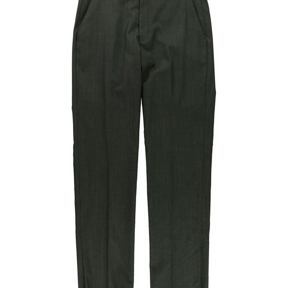 Tags Weekly Mens Herringbone Dress Pants Slacks, Grey, 33W x UnfinishedL