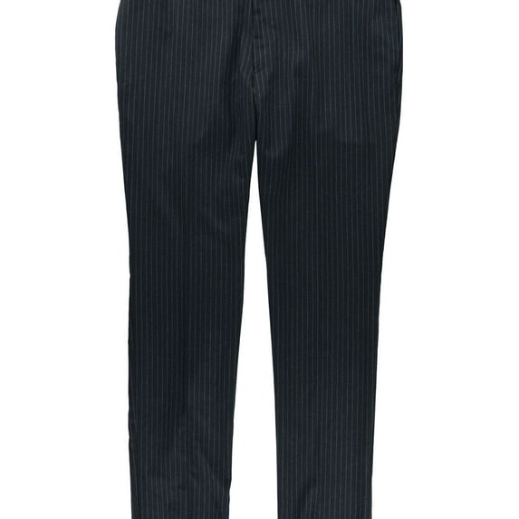Tags Weekly Mens Pin Stripes Dress Pants Slacks, Blue, 44W x UnfinishedL