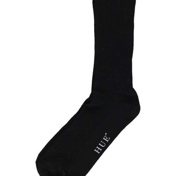 Tags Weekly Mens Ribbed Dress Socks, Black, 5-6.5