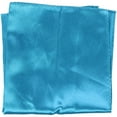 thumbnail image 1 of Tags Weekly Mens Sateen Pocket Square, Blue, One Size, 1 of 1