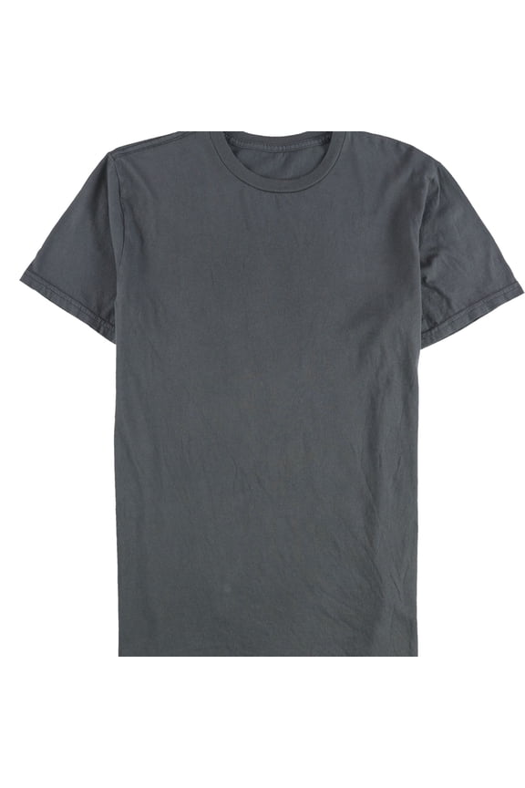 Mens Solid Basic T-Shirt, Blue, Medium