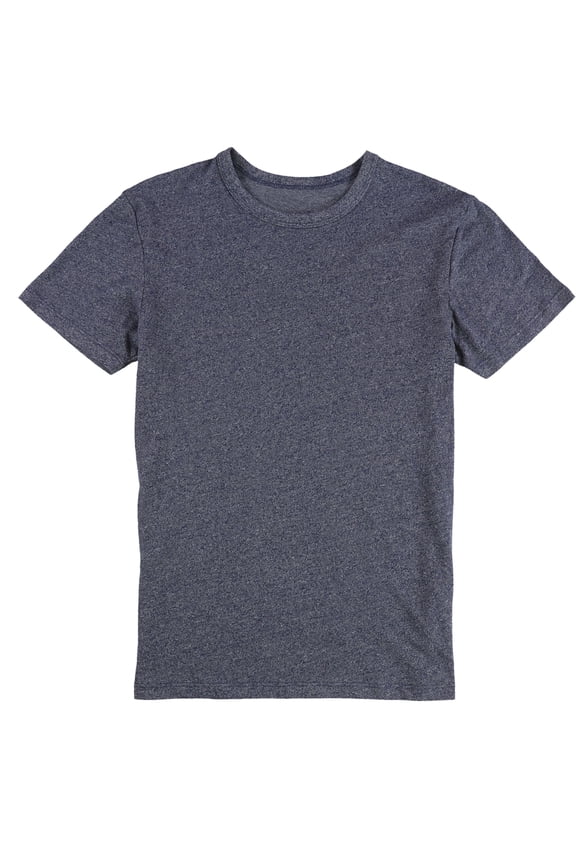 Mens Solid Basic T-Shirt, Blue, Medium