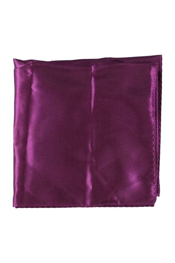 Mens Solid Pocket Square, Purple, One Size