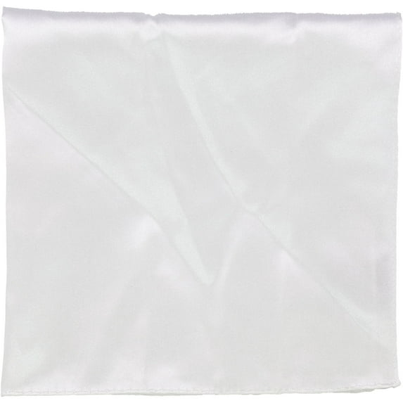 Tags Weekly Mens Solid Pocket Square, White, One Size