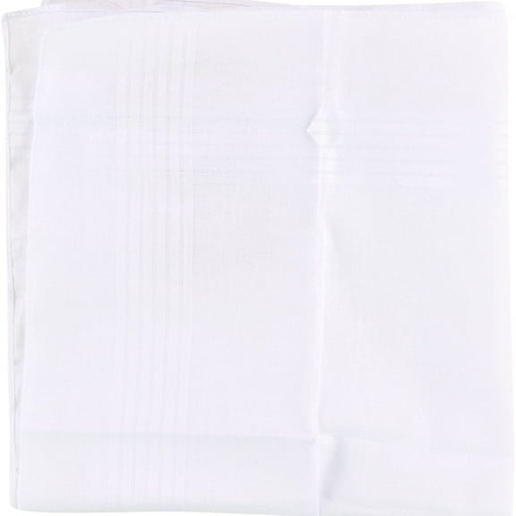 Tags Weekly Mens Texture Stripe Pocket Square, White, One Size