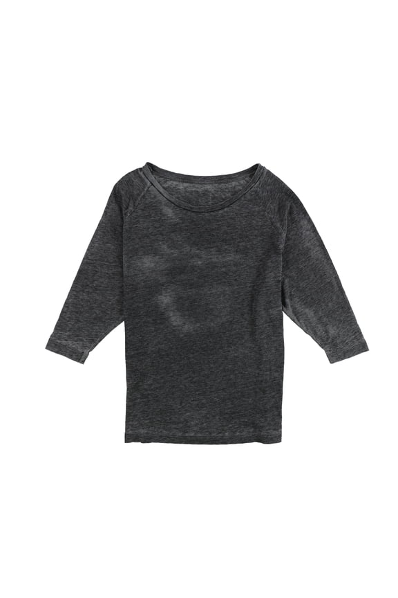 Womens Burnout Basic T-Shirt, Grey, Medium